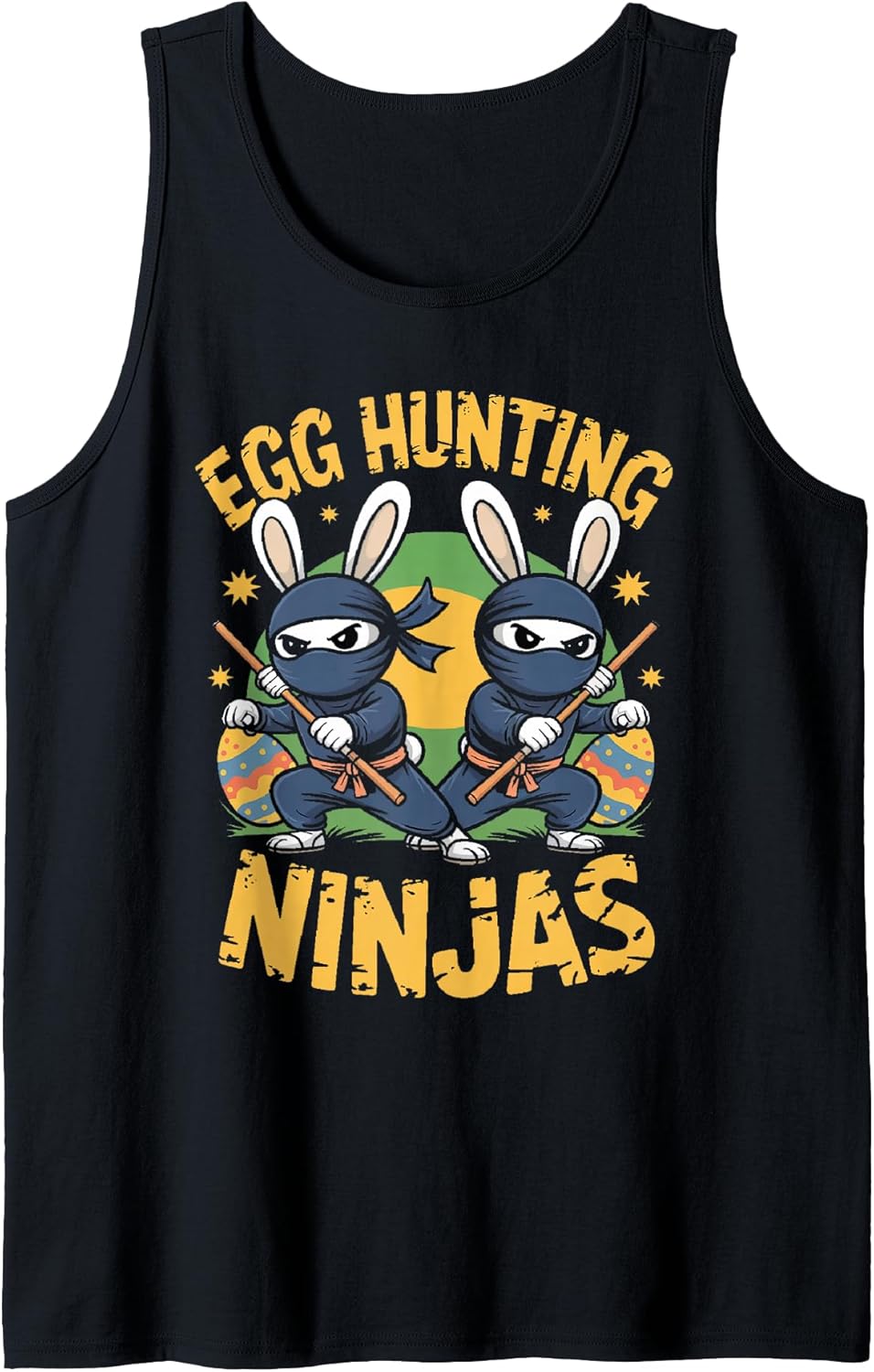 Easter Egg Hunting Ninja Bunny Novelty Merch