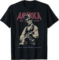 Abraham Lincoln Playing Guitar 4th July 250th Anniversary T-Shirt