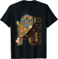R2-D2 Artoo-Deetoo Droid Floral Garden Reimagined T-Shirt