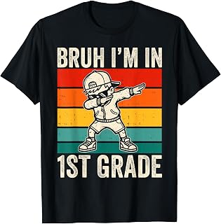 1st Grade for Boys Back to School First Day of First Grade T-Shirt