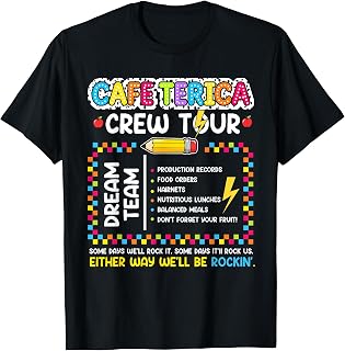 Funny Lunch Lady School Cafeteria Staff Worker Nutrition T-Shirt