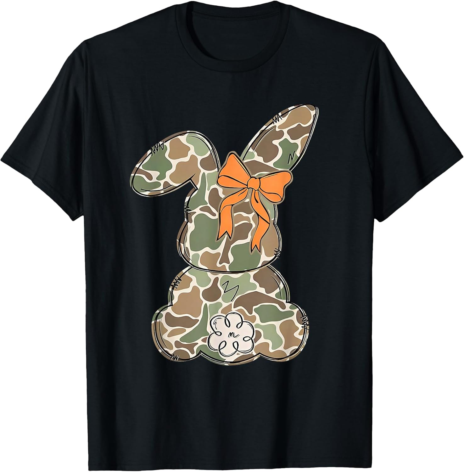 Bunny Egg Hunter Rabbit Camouflage Easter Couples.