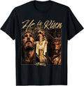 He is Risen Christian Easter Retro