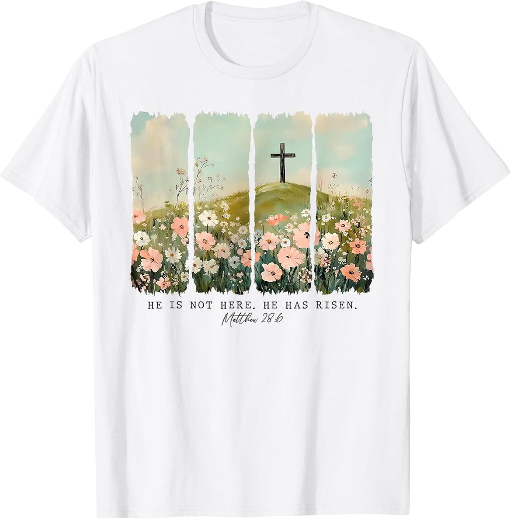 He Is Not Here He Has Risen Shirt