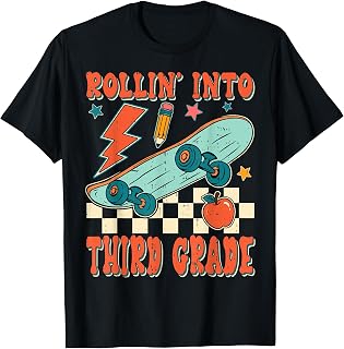 3rd Grade for Boys Back to School First Day of Third Grade T-Shirt