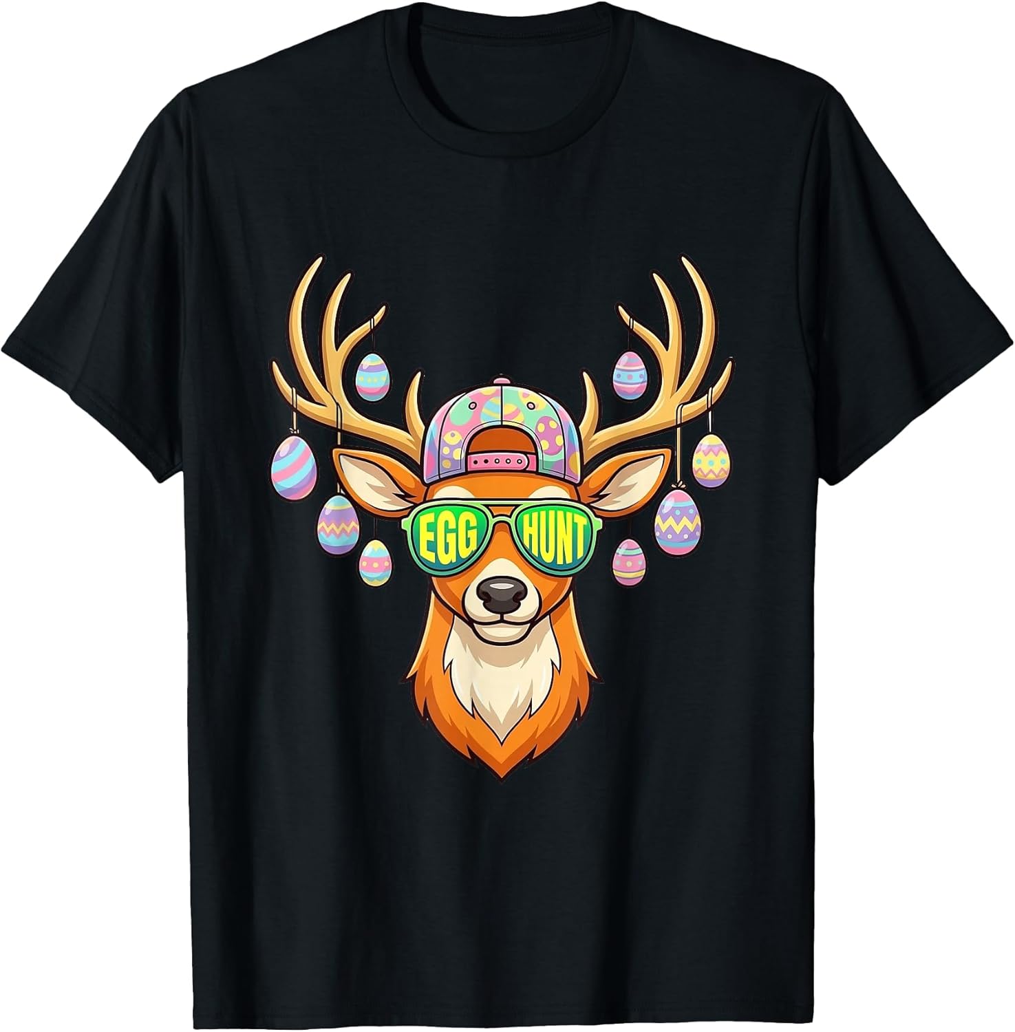 Funny Easter Egg Hunt Deer Tee