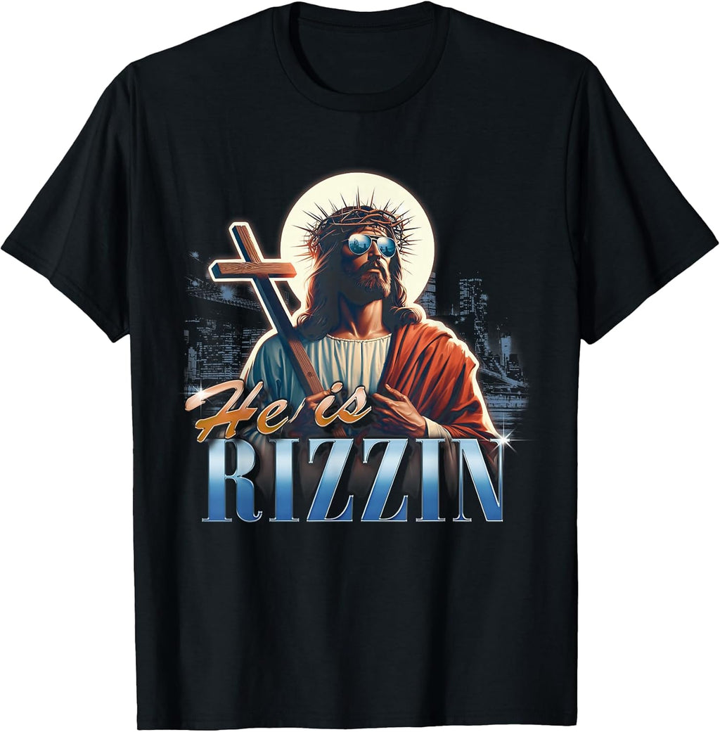 He Is Rizzin Funny 90s Bootleg Rap Vintage Style