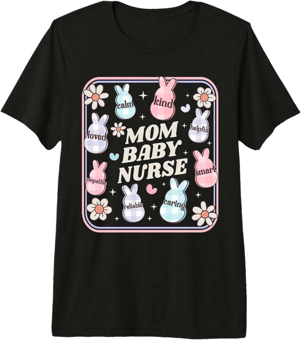 Easter Mother Baby Nurse Postpartum Crew Rabbit Co
