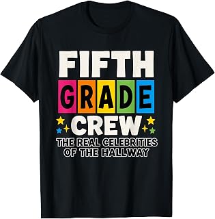 Fifth Grade Teacher Gifts Kid 5th Grade Team Back to School T-Shirt