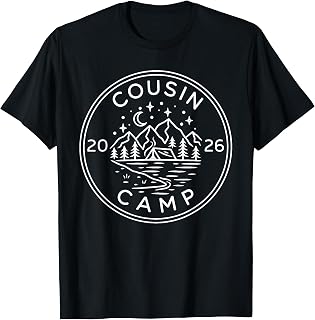 Cousin Camp Camping Summer Life is Better By The Campfire T-Shirt