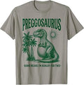 Preggosaurus Rawr Means I'm Hungry for Two Funny Mom T-Shirt