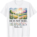 He Has Risen Easter Wildflowers Christian Women