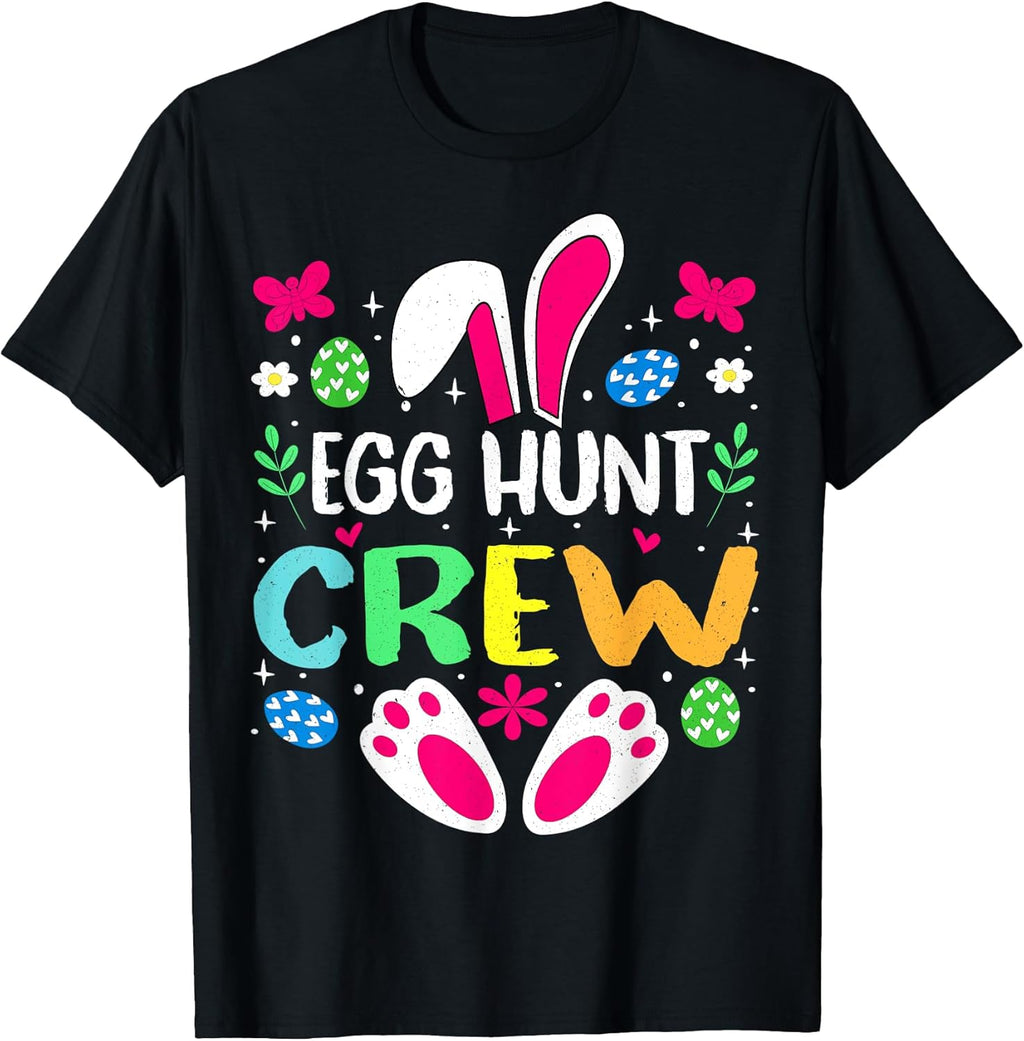 Egg Hunt Crew Squad Apparel Tee.