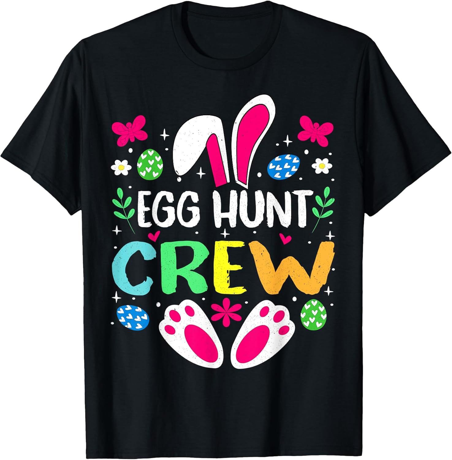 Egg Hunt Crew Squad Apparel Tee.