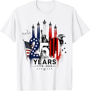 American 1776-2026 Air Force 4th of July 250 Years Freedom T-Shirt