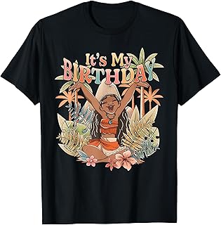 Moana Birthday It's My Birthday Moana Island Joy T-Shirt
