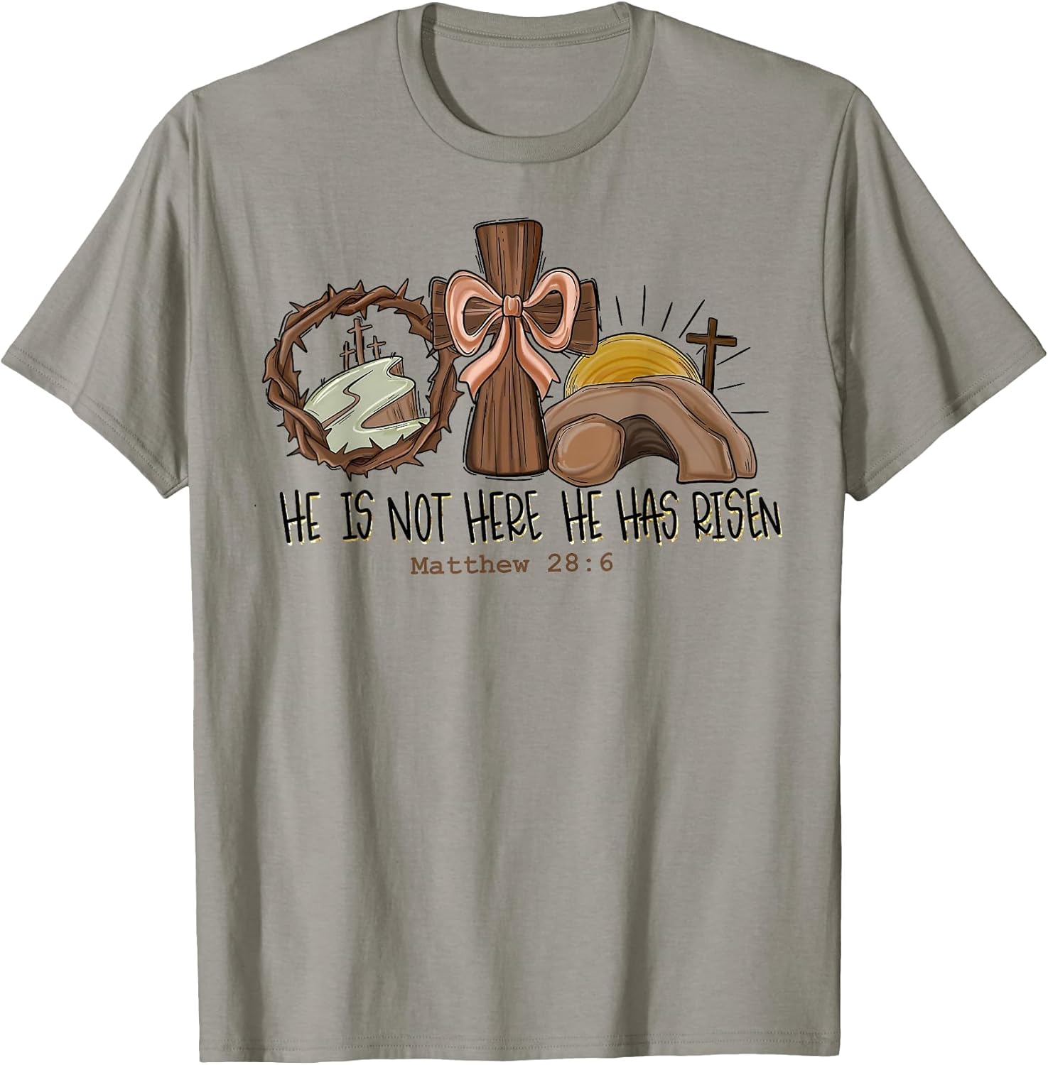 Easter Christian He is Risen Jesus Men Women Kids