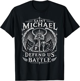 Saint Michael The Archangel Warrior Protector of God Angel T-Shirt