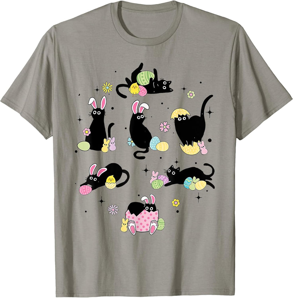 Funny Black Cat Lover Easter Day Store Gifts