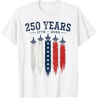 250 Years 250th Anniversary USA 4th of July 1776 2026 T-Shirt