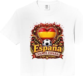 Football Soccer - World Cup 2026 Espania Winner Spain Comfort Colors Crop Top