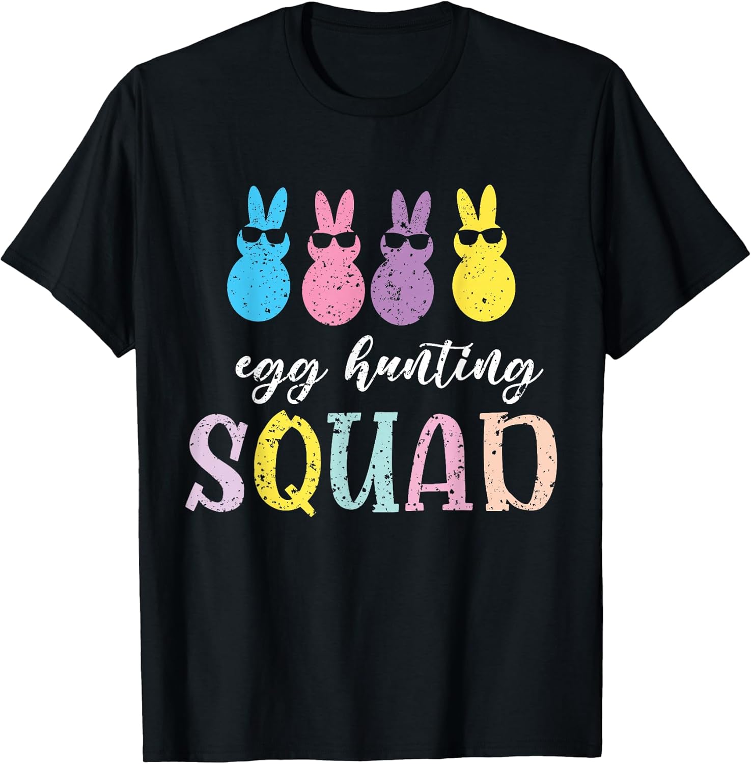 Cute Easter Bunny Eggs Vintage Graphic