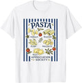 Pasta Appreciation Society Funny Foodie Italian Food Lover T-Shirt