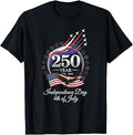 250th Anniversary USA 250 Years American Patriotic 4th July T-Shirt