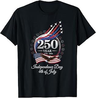 250th Anniversary USA 250 Years American Patriotic 4th July T-Shirt