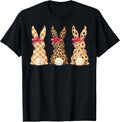 Happy Easter Leopard Bunny Coquette Bow Lat