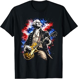George Washington Playing Guitar T-Shirt