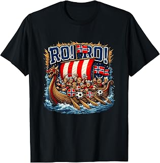 Ro Ro Norway Nordic Heritage Soccer Supporter Sports Roots T-Shirt