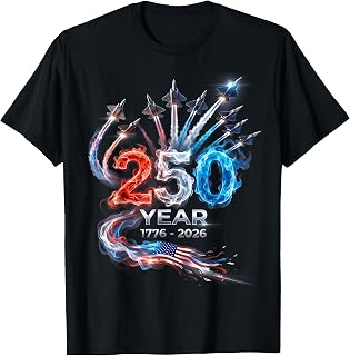 250th Anniversary USA Patriotic 250 Years American 4th July T-Shirt