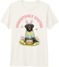 Paws & Bunny Vibes Cute Fun Easter Dog Graphic Tee