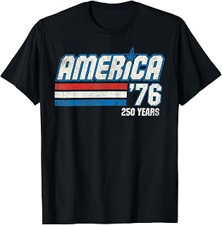 America Retro 250 Anniversary 250th USA Merchandise Freedom T-Shirt