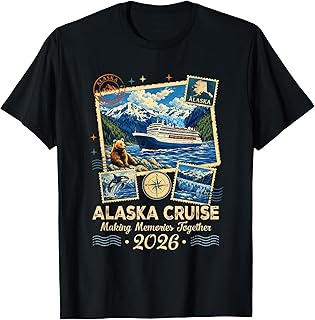 Alaska Vacation 2026 Cruise Family Matching Group Trip T-Shirt