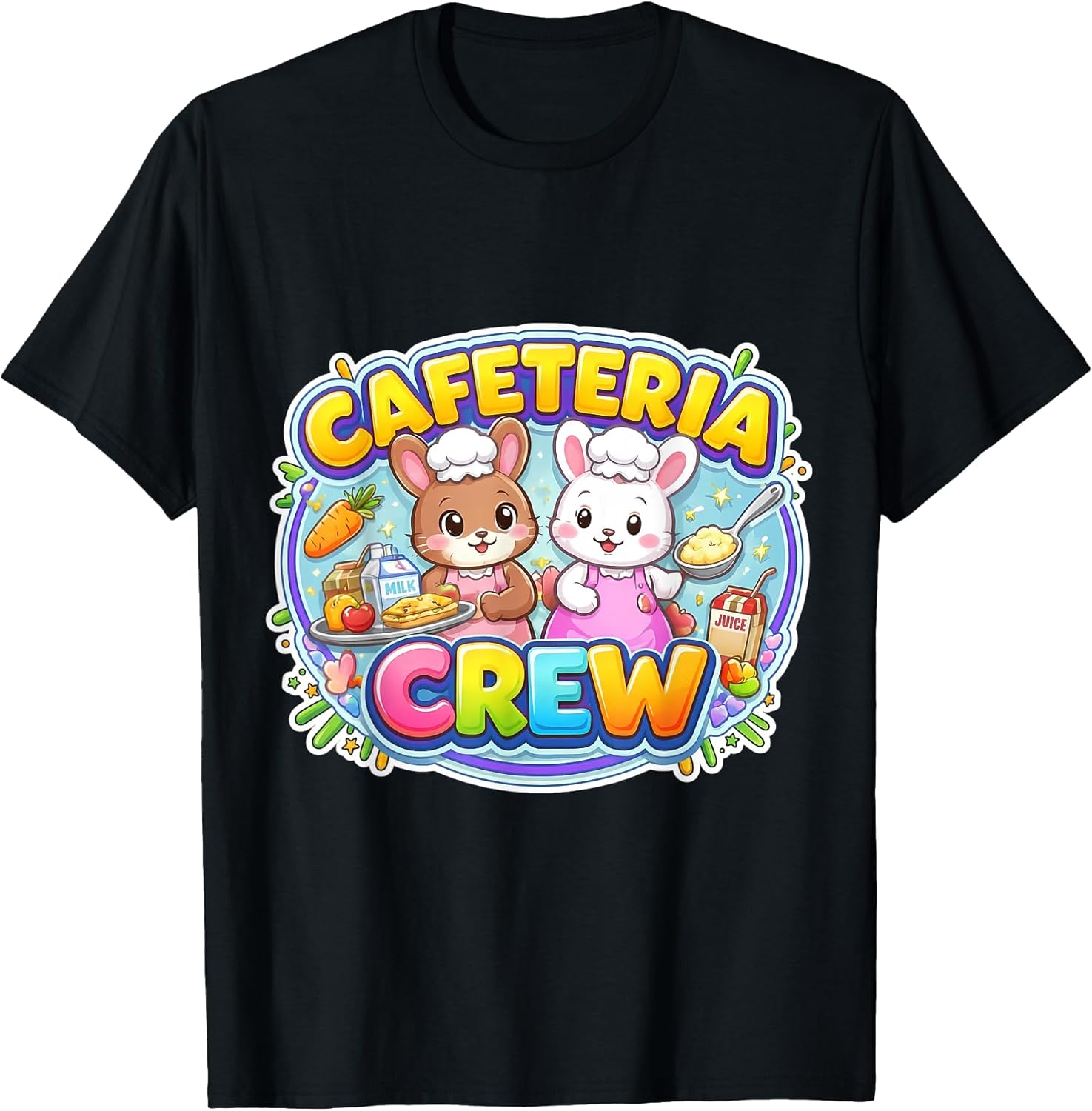 Cafeteria Crew Lunch Lady Bunny Happy Easter Merch