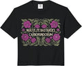Retro Nolite Te Bastardes Carborundorum Flower Clothing Comfort Colors Crop Top