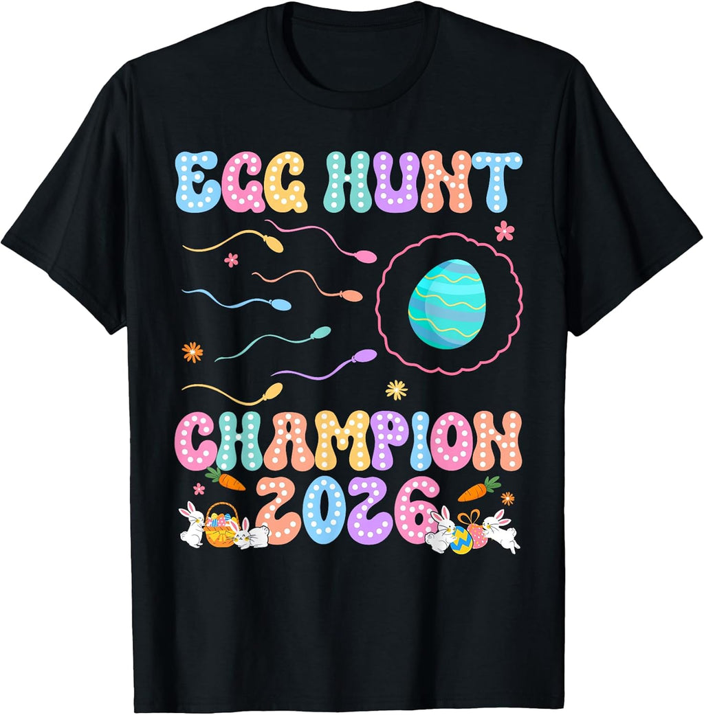 Funny Easter Egg Hunt Champion Mom Dad
