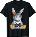 Happy Easter Video Game Bunny Controller Gamer Tee