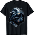 Darth Vader Helmet Collage Graphic T-Shirt T-Shirt