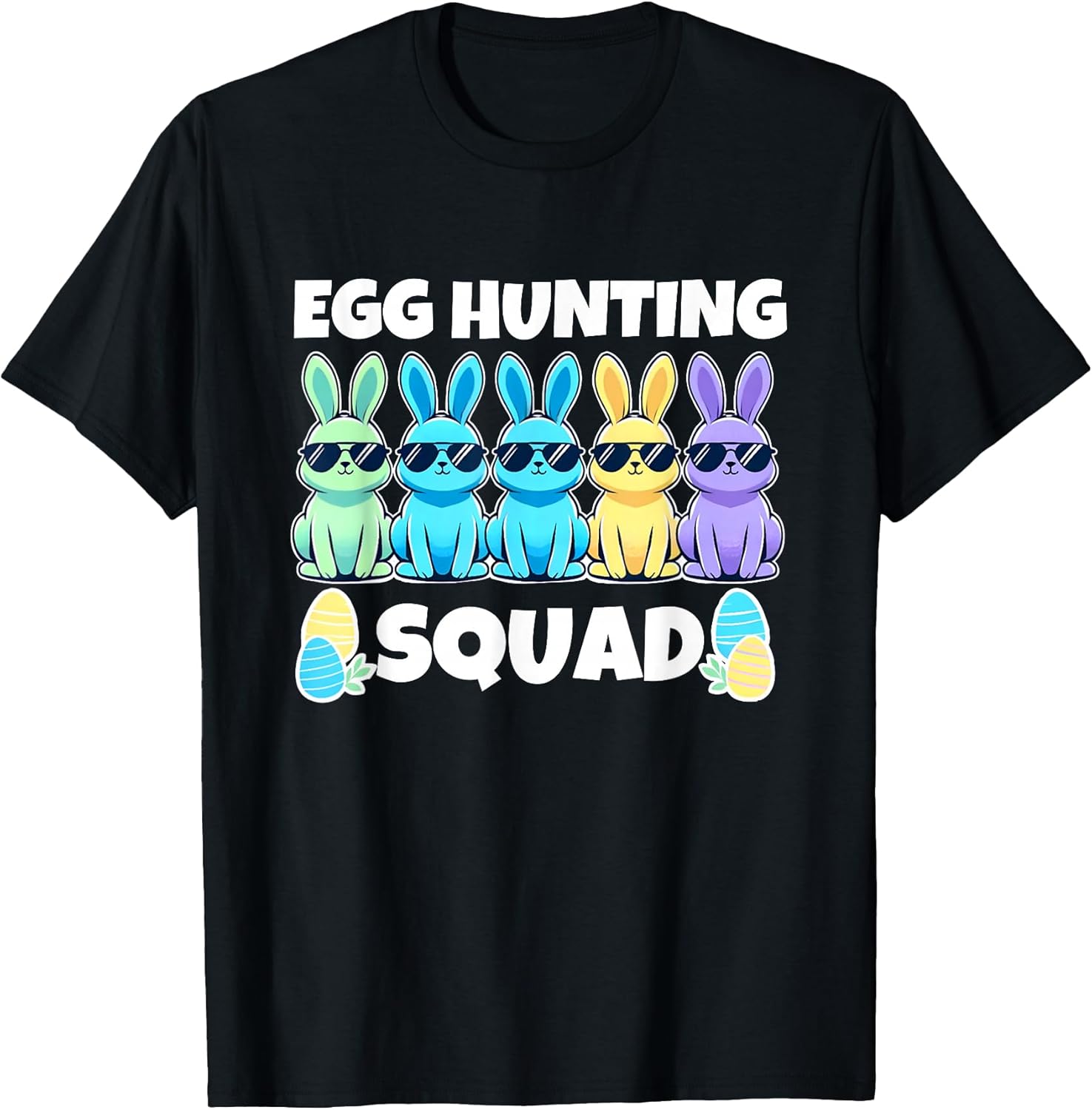 Egg Hunting Squad Funny Easter Bunny Day