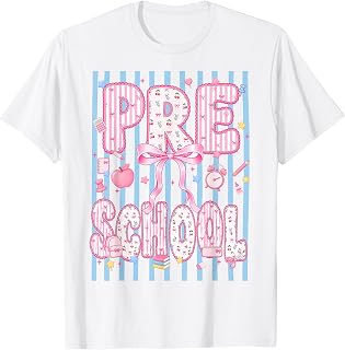 Preschool Coquette First Day of School 1st Day Girl T-Shirt