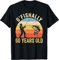 Ofishally 60 Years Old 60th Birthday Fishing T-Shirt
