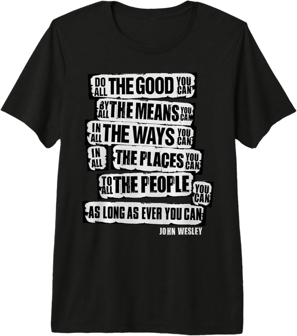John Wesley Inspirational Text Gifts By Odd Merch