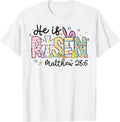He is Risen Jesus God Christians Rabbit Easter Day