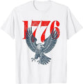Retro 1776 Bald Eagle, America 4th of July T-Shirt