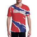 180gsm Men's Ice Silk U-neck Football Jersey(All-Over Printing) S - 6XL From $ 6.6
