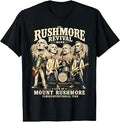 Abe Lincoln Guitar | Presidents Rock Band 250th Anniversary T-Shirt