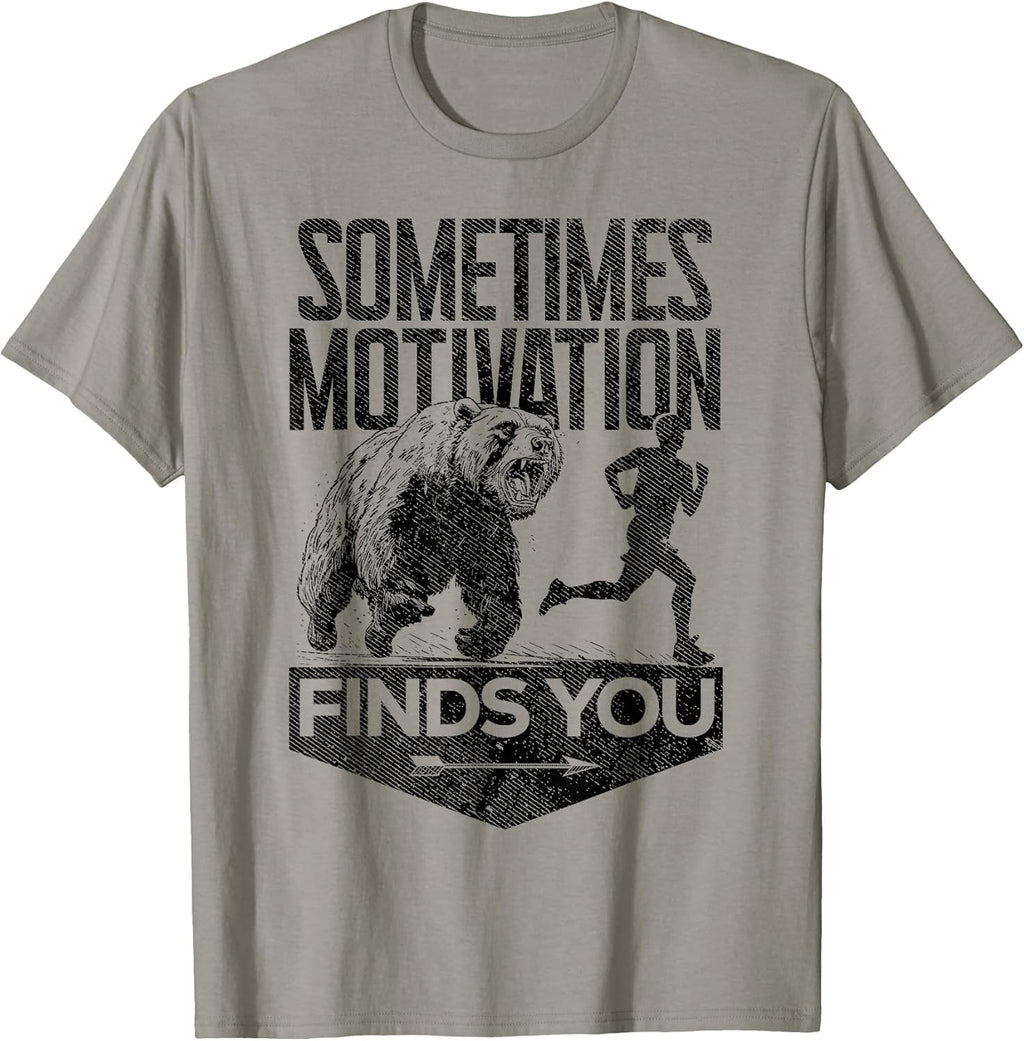 Sometimes Motivation Finds You Gym Stuff & Gifts
